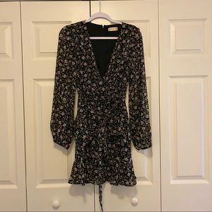 Altar’d State Black Floral Dress